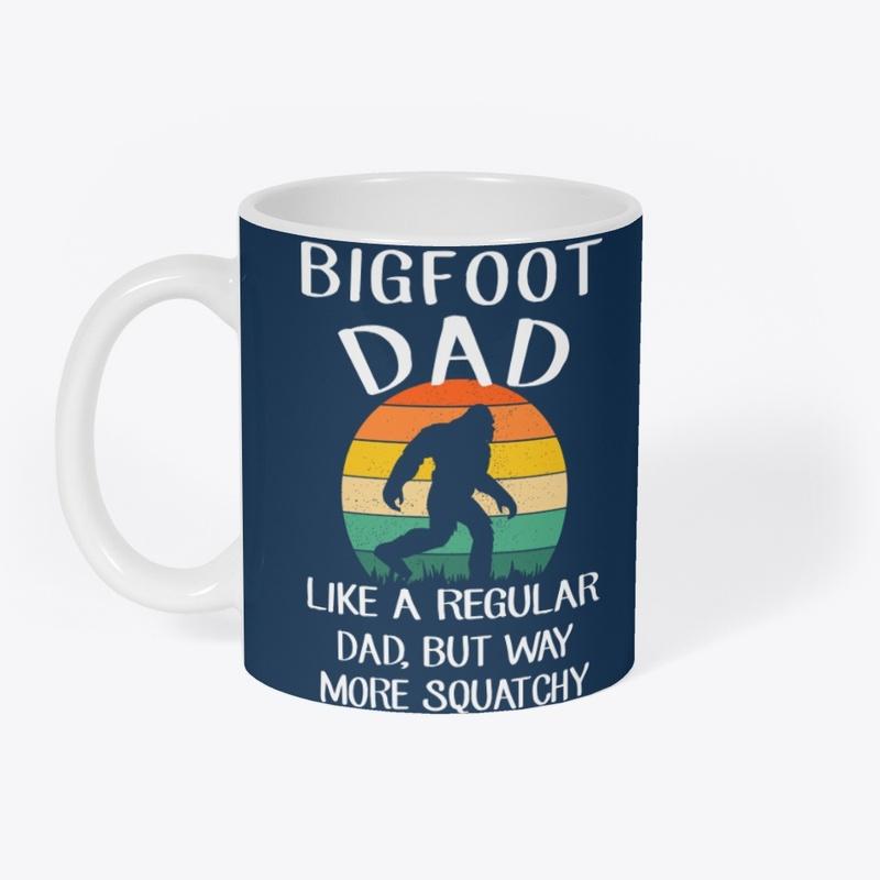 Funny Sasquatch Bigfoot Dad