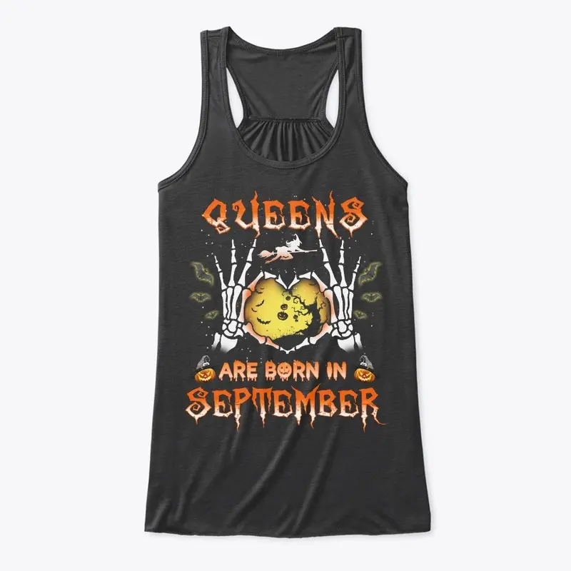 Queens Are Born In September Halloween