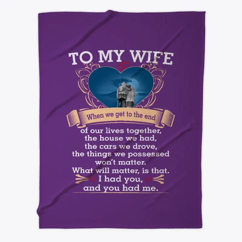 To my wife