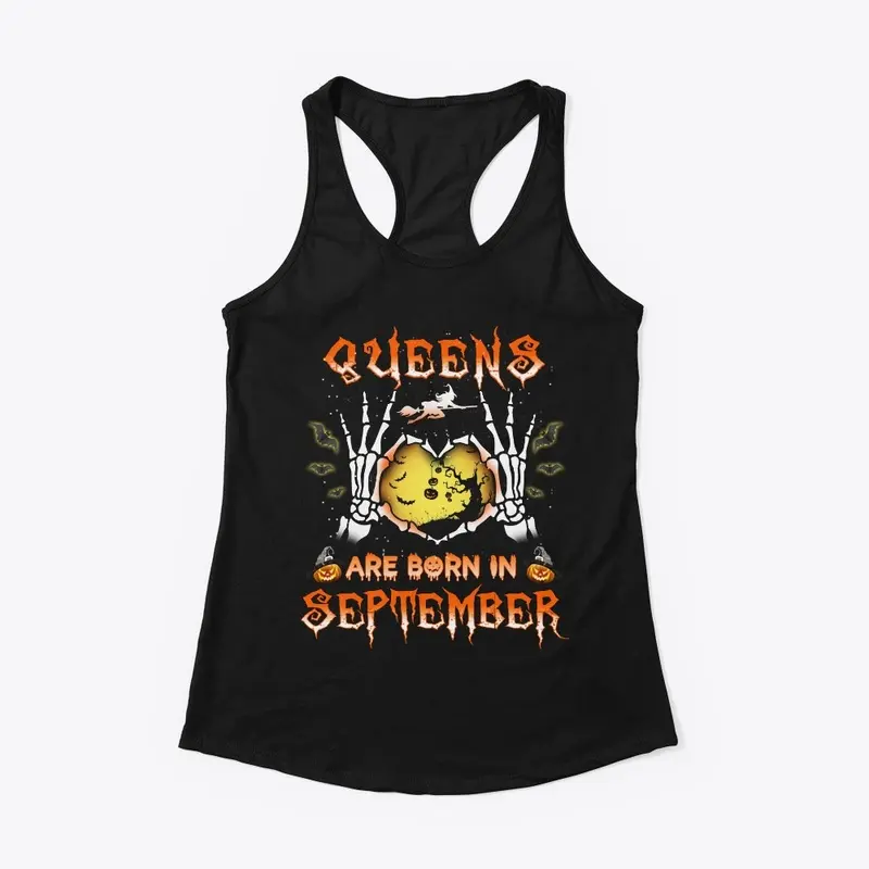 Queens Are Born In September Halloween